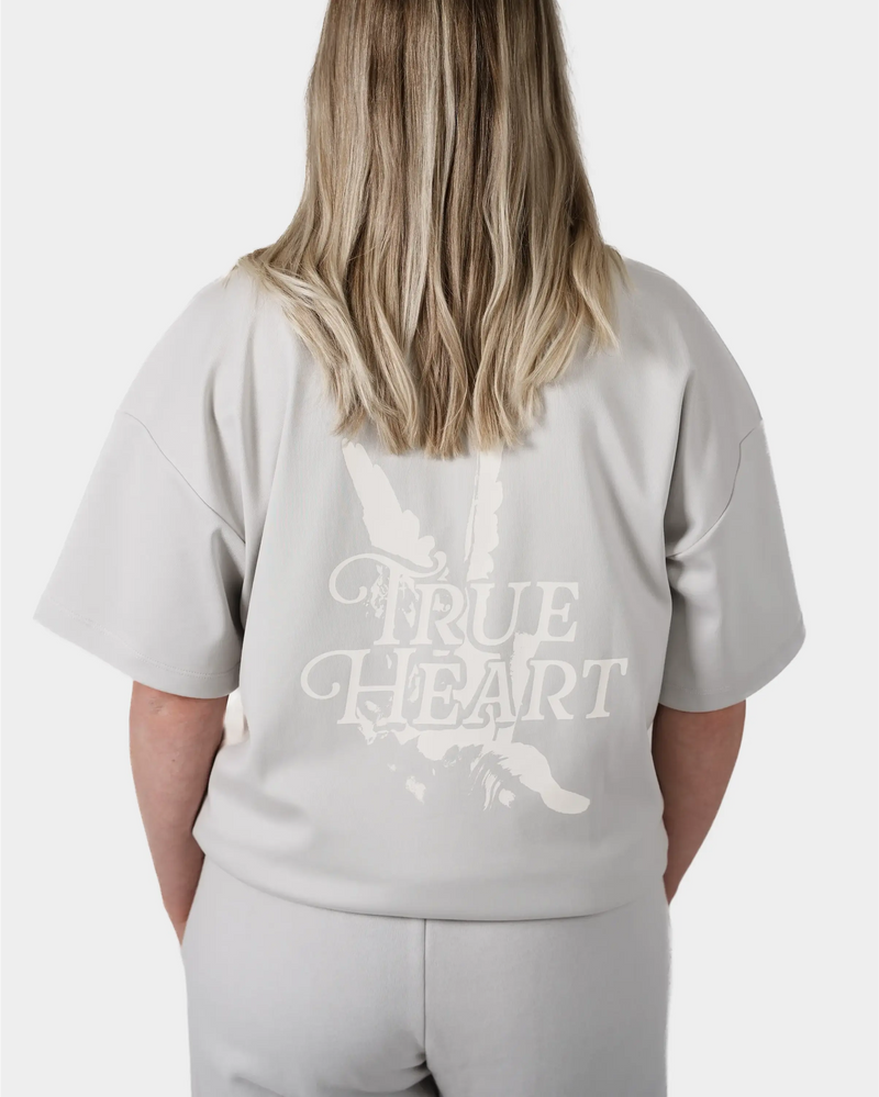 T-Shirt Damen Quiet Gray