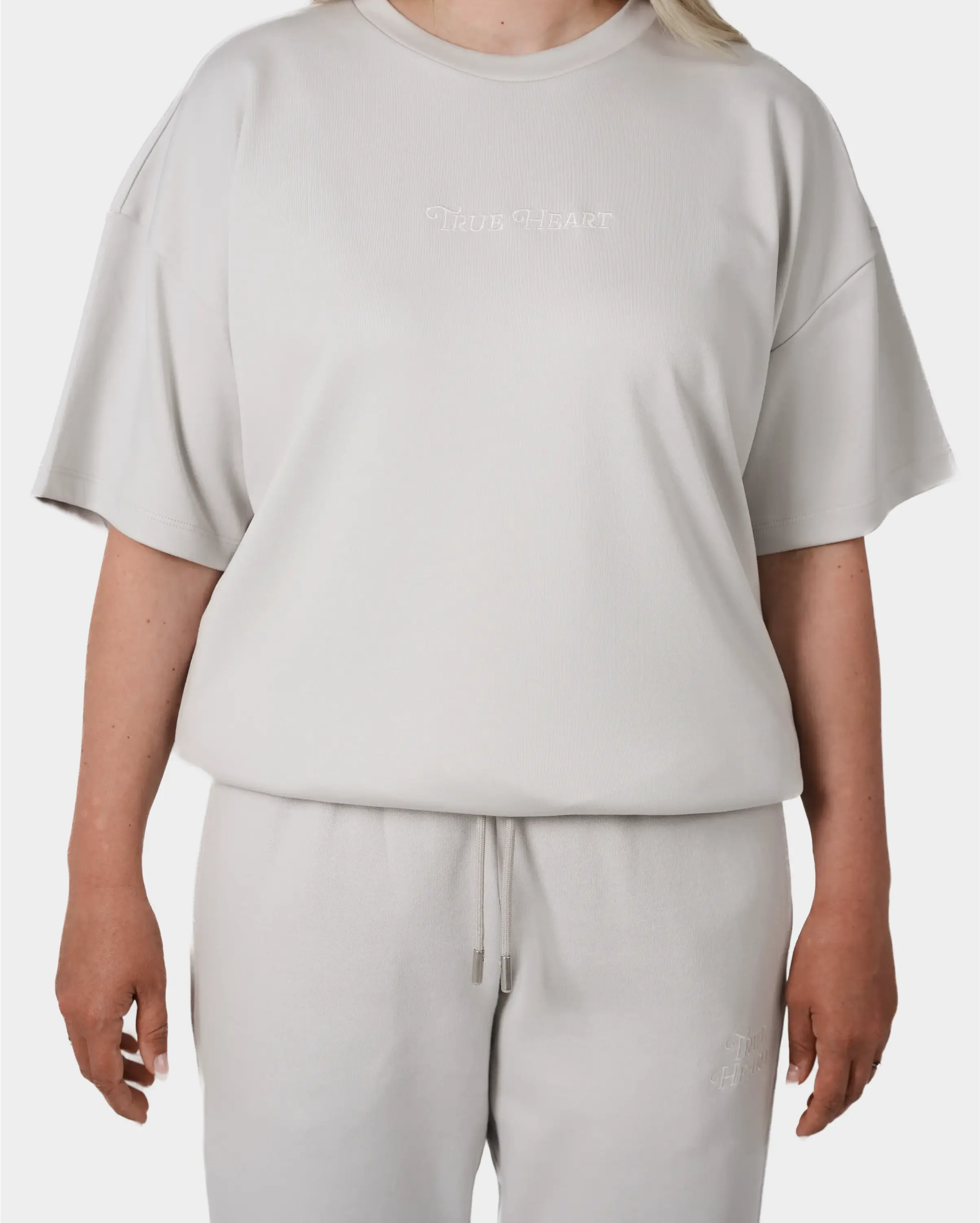 T-Shirt Damen Quiet Gray